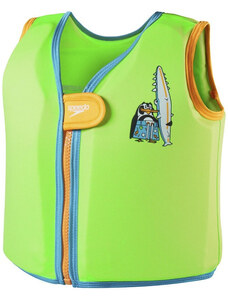 Speedo character printed float vest chima azure blue/fluro green 1-2