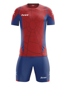 Echipament Fotbal Copii ZEUS Kit Hero Rosso/Royal