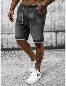 Pantaloni scurti bărbați negri OZONEE NB/MP0276GS