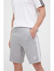 adidas Originals pantaloni scurți din bumbac culoarea gri IA6354-grey