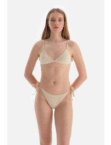 Dagi Small Ecru Triunghi Bikini Top