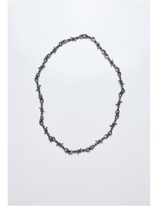 Urban Classics / Barbed Wire Necklace gunmetal