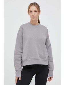 adidas by Stella McCartney bluză trening culoarea gri, neted