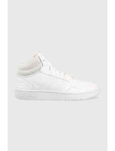 adidas sneakers HOOPS culoarea alb
