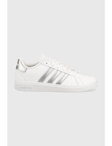 adidas sneakers pentru copii GRAND COURT culoarea alb