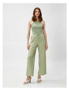Pantaloni Koton - Verde - Relaxat