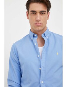 Polo Ralph Lauren cămașă din bumbac bărbați, cu guler button-down, slim 710804000000