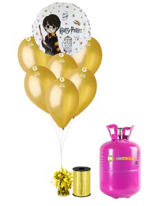 HeliumKing Set pentru petrecere cu heliu - Harry Potter auriu