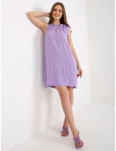 Fashionhunters Light purple sleeveless dress by OCH BELLA