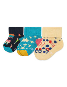 Set de 4 perechi de șosete lungi pentru copii Happy Socks