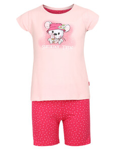 Pijamale pentru fete Cornette Micul șoricel multicolor (787/85) 110