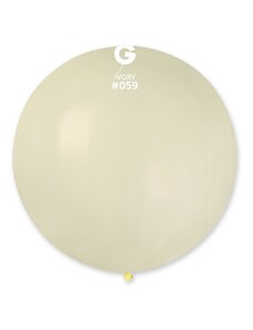 Gemar Balon rotund pastelat 80 cm fildeș 25 buc