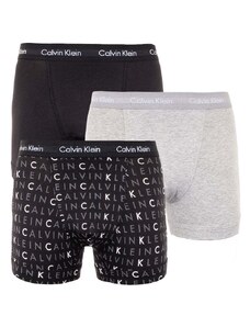 Boxerii 3PACK pentru bărbați Calvin Klein multicolori (U2662G-YKS)