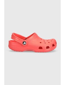 Crocs papuci CLASSIC KIDS CLOG culoarea rosu