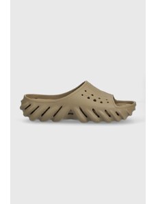Crocs papuci Echo Slide culoarea maro, 208170 208170.2G9-2G9