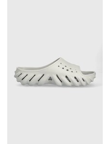 Crocs papuci Echo Slide culoarea gri, 208170 208170.1FT-1FT