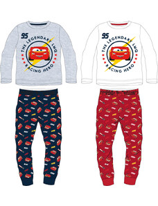 EPlus Pijama pentru băieți - Mașini, albă