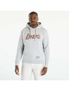 Hanorac pentru bărbați Mitchell & Ness NBA Team Logo Hoody Lakers Grey
