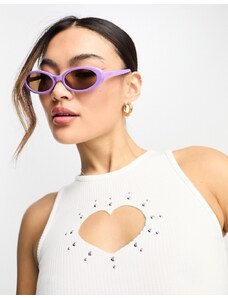 AIRE fornax oval festival sunglasses in lilac-Purple