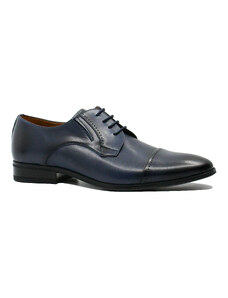Pantofi eleganti Riva Mancina stil oxford bleumarin, din piele naturala DENIS6850