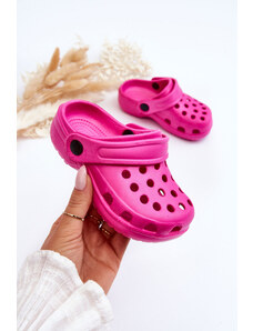 Kesi Kids Foam Crocs Slides Pink Percy