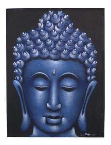 Magazincristale Tablou Buddha - Finisat cu Nisip Albastru