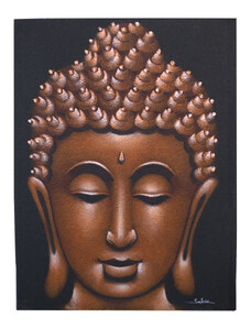 Magazincristale Tablou Buddha - Finisat cu Nisip de Cupru