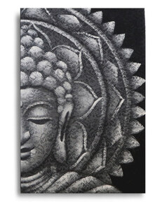 Magazincristale Tablou Mandala Buddha Gri 60x80cm