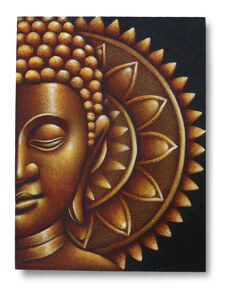 Magazincristale Tablou Mandala Buddha de Aur 60x80cm