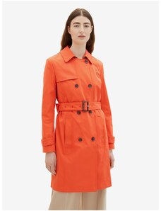 Orange Ladies Trench Coat Tom Tailor - Women