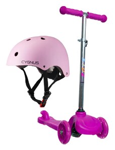Cygnus Kid Scooter + Urban Helmet