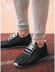Ombre Pantofi de sport din plasă pentru bărbați - negru V8 OM-FOKS-0117