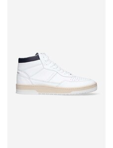 Filling Pieces sneakers din piele Mid Ace Spin culoarea alb, 55333491901