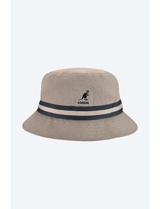 Kangol pălărie din bumbac Stripe Lahinch culoarea bleumarin, bumbac K4012SP.GREY-GREY
