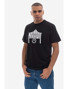 Maharishi tricou din bumbac culoarea negru, cu imprimeu 9928.BLACK-BLACK