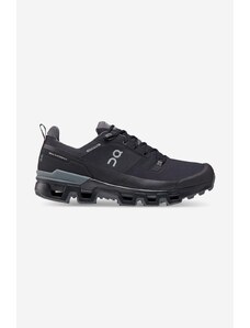 On-running sneakers Cloudwander Waterproof bărbați, culoarea negru