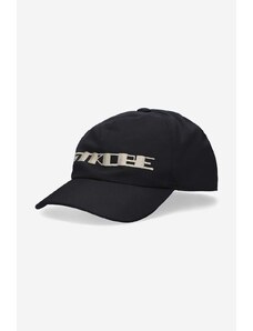 Rick Owens șapcă culoarea negru, cu imprimeu DA02B4478.MUEM2-Black