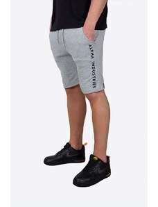 Alpha Industries pantaloni scurți Al Sweat bărbați, culoarea gri 116365.17-grey