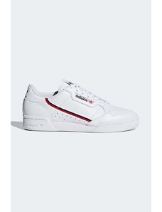 adidas Originals sneakers din piele Continental 80 culoarea alb, G27706 G27706-white