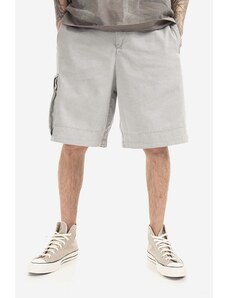A-COLD-WALL* pantaloni scurți din bumbac Density Shorts culoarea gri ACWMB108.-LIGHTGREY