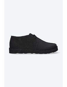 Clarks Originals pantofi de piele Trek Hiker culoarea negru, 26163111
