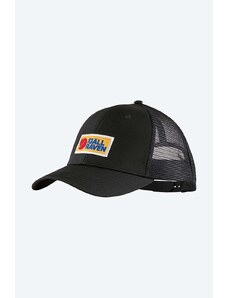 Fjallraven șapcă Vardag culoarea negru, cu imprimeu F78139