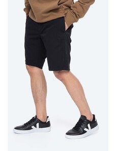 Norse Projects pantaloni scurți din bumbac Aros Light Twill Shorts culoarea negru N35.0237.9999-9999