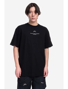 A-COLD-WALL* tricou din bumbac Brutalist SS T-Shirt culoarea negru, cu imprimeu ACWMTS103-BONE