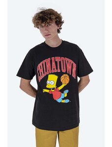 Market tricou din bumbac Chinatown Market x The Simpsons Air Bart Arc T-shirt culoarea negru, cu imprimeu CTM1990348-white