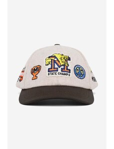 Market șapcă de lână State Champs Hat culoarea bej, cu imprimeu 390000172-cream