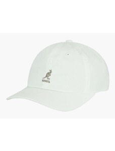 Kangol șapcă de baseball din bumbac Washed Baseball culoarea alb, cu imprimeu K5165HT-WHITE