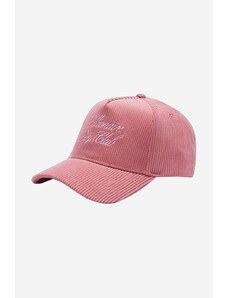 Billionaire Boys Club șapcă Corduroy Cap B22241 PINK culoarea roz, cu imprimeu B22241-GREY