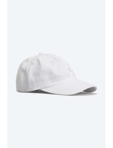 Norse Projects șapcă de baseball din bumbac culoarea alb, uni N80.0001.0001-0001