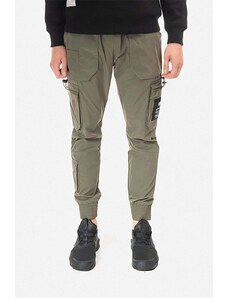 Alpha Industries pantaloni bărbați, culoarea verde, cu fit cargo 108203.142-green